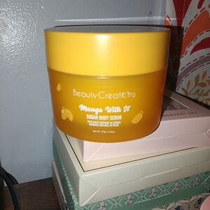 Beauty Creations Mango With It Sugar Body Scrub - Yellow